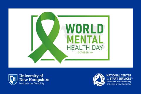 Graphic saying World Mental Health Day is October 10 